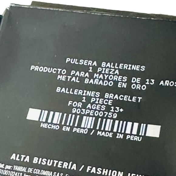 New in Box Yanbal Ballerina Slipper Bracelet - Picture 2 of 3